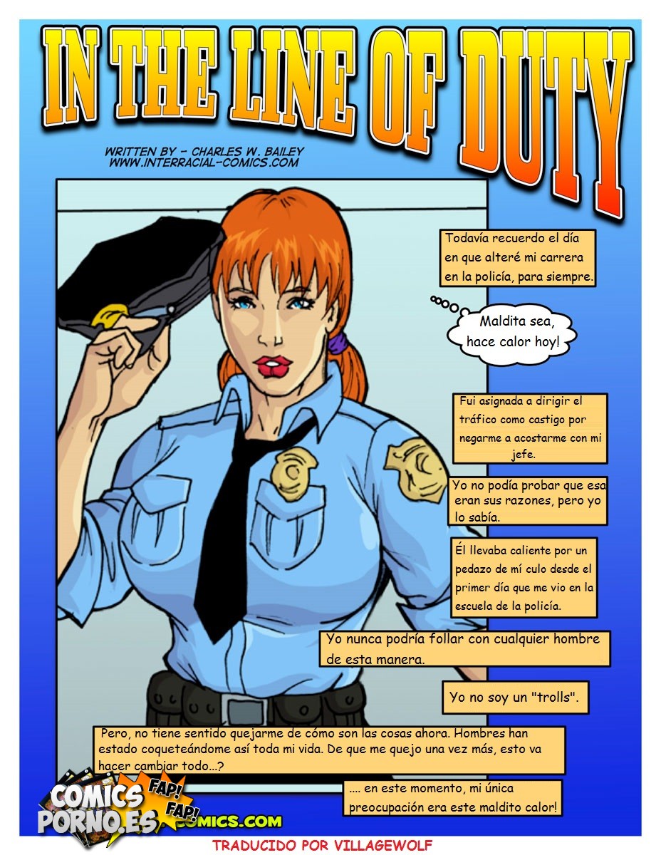 In The Line of Duty page 1 full