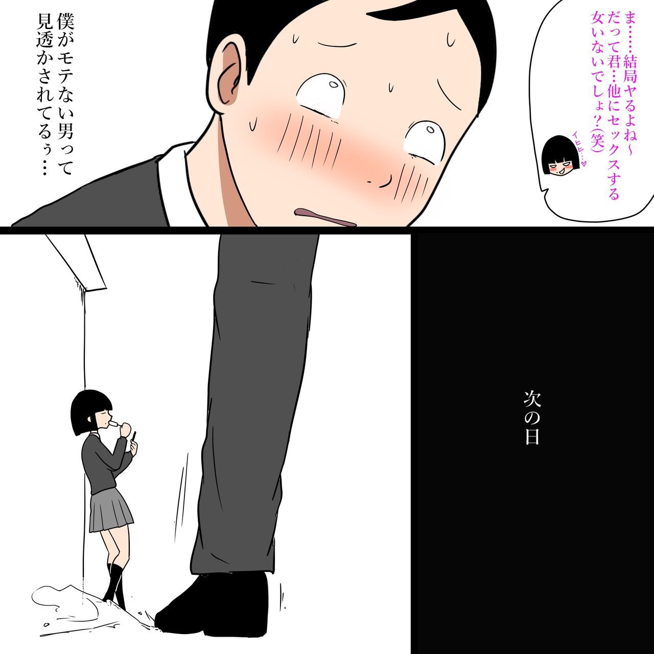 Gakkou no InChara Joshi 8 ~Kurai Joshi ni Asoko o Peropero Sareru Boku~ page 8 full