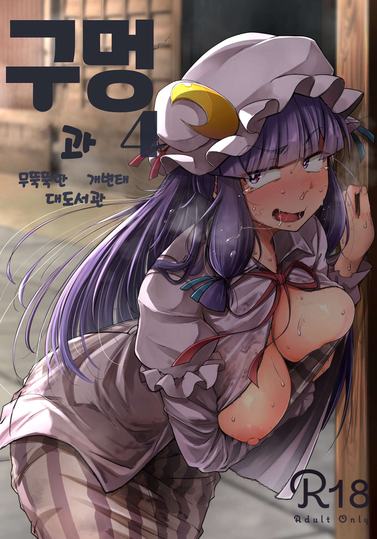 Ana to Muttsuri Dosukebe Daitoshokan 4 | 구멍과 무뚝뚝한 개변태 대도서관 4 page 2 full