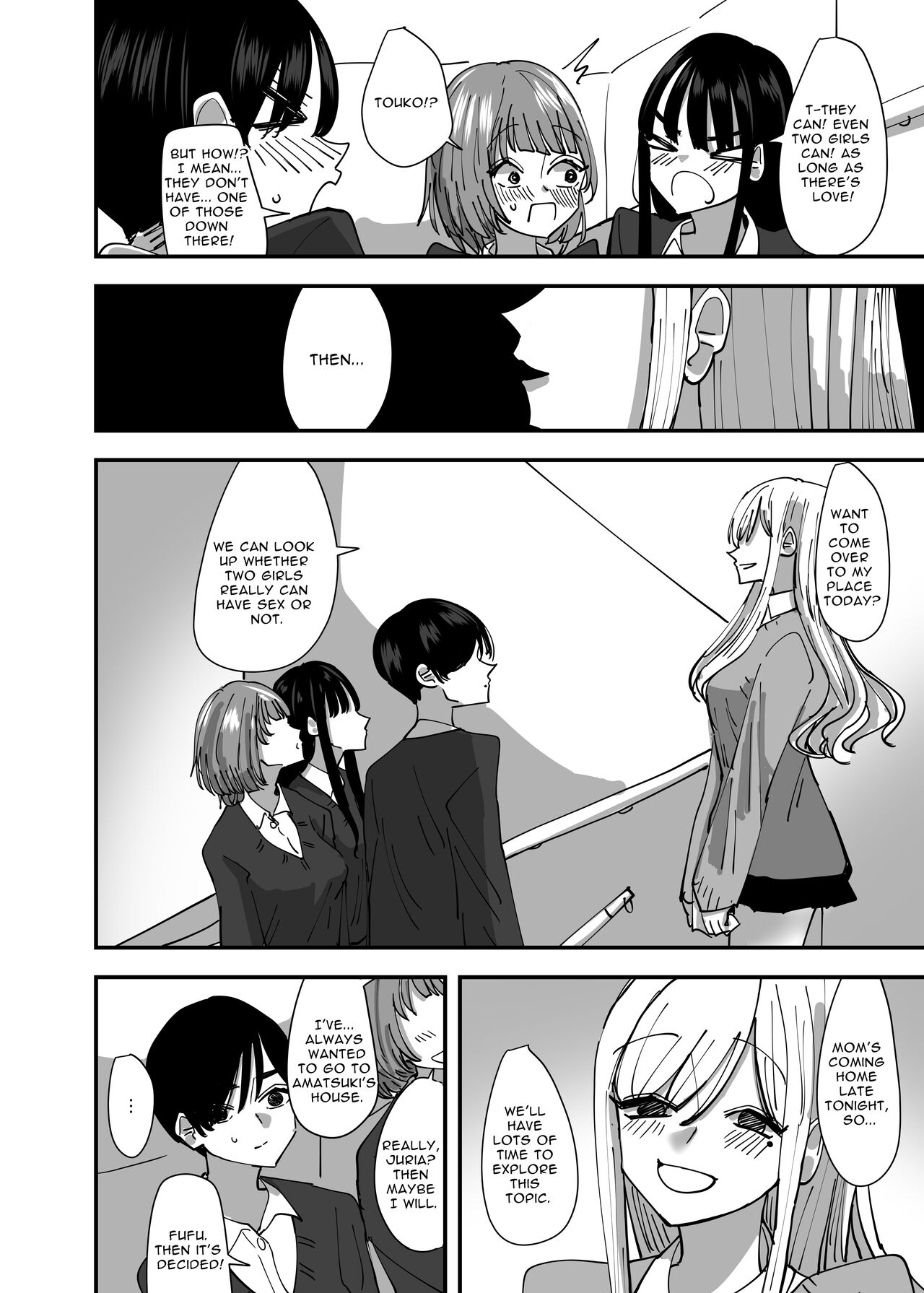 Yuri, Sakimidareru | Rampant Yuri Bloom page 8 full