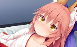 姫初めは巫女服ロリ玉藻と