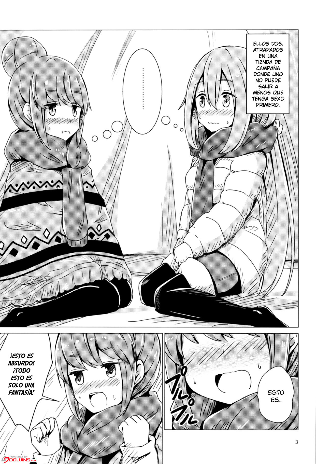 Sex Shinai to Derenai Tent ni Tojikomerareta NadeRin | Nade And Rin Were Trapped Inside Their Tent Unless They Had Sex page 2 full