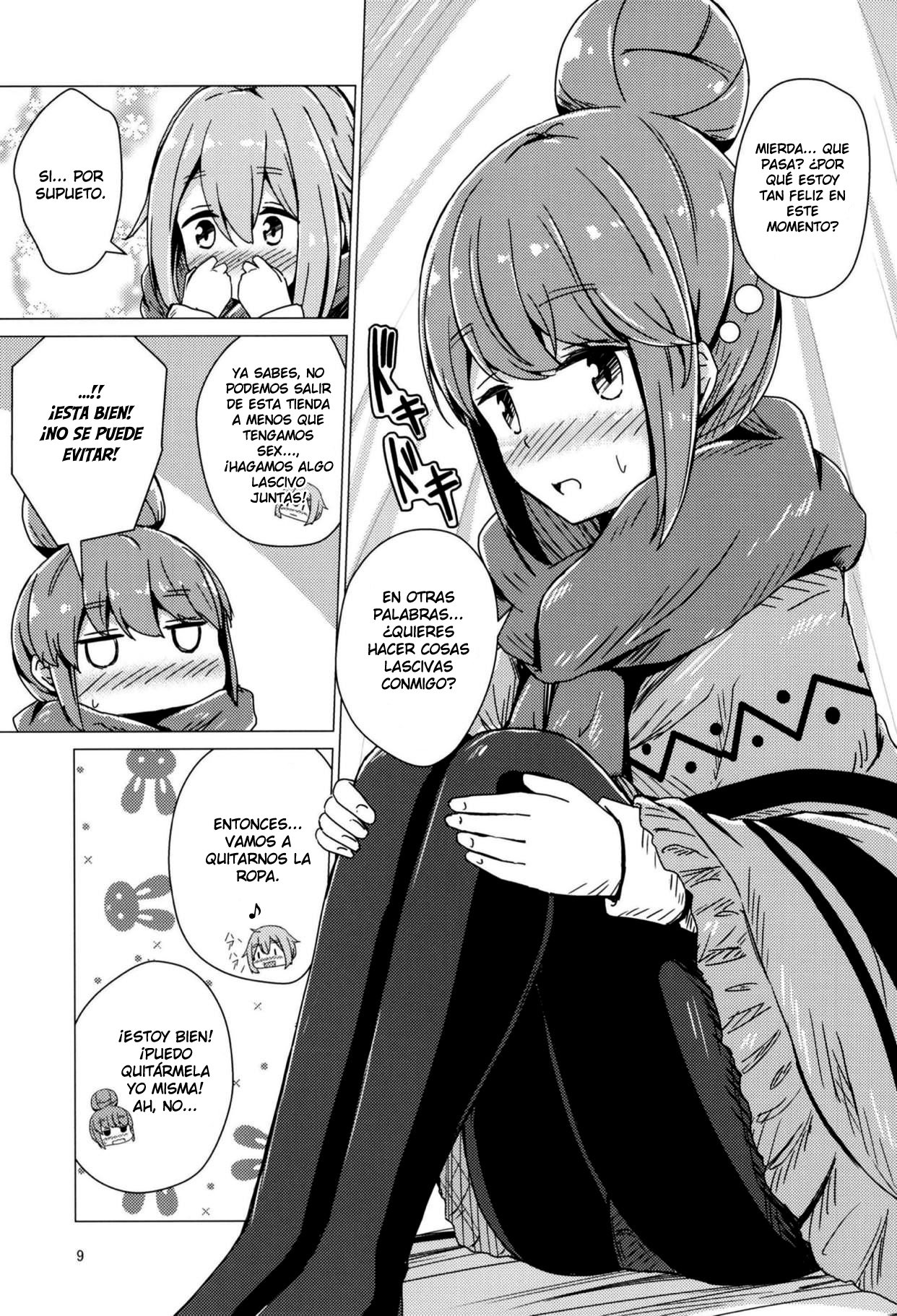 Sex Shinai to Derenai Tent ni Tojikomerareta NadeRin | Nade And Rin Were Trapped Inside Their Tent Unless They Had Sex page 8 full
