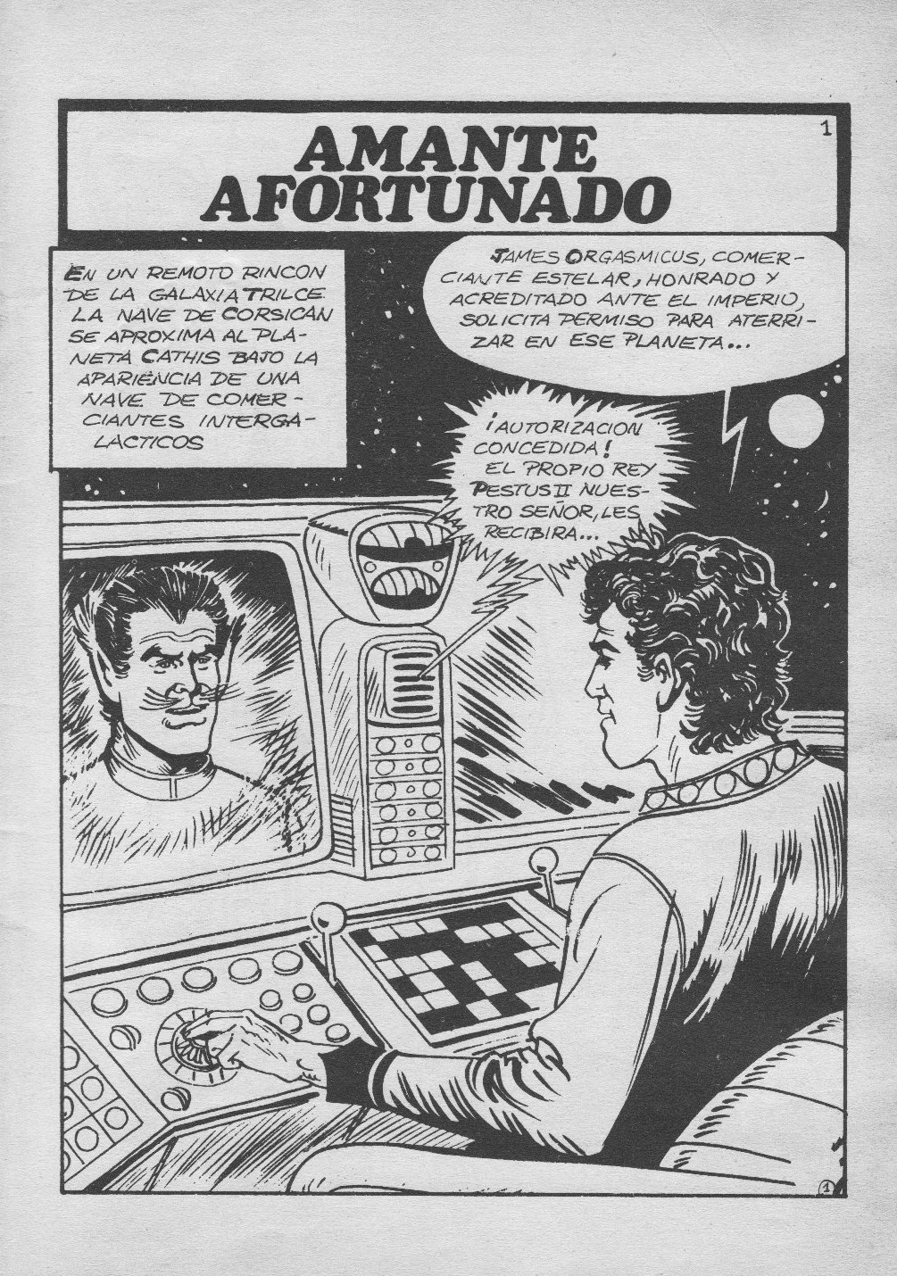 Las Eroticas Aventuras de Corsican Sexpace - N°1 - Amante Afortuna page 3 full
