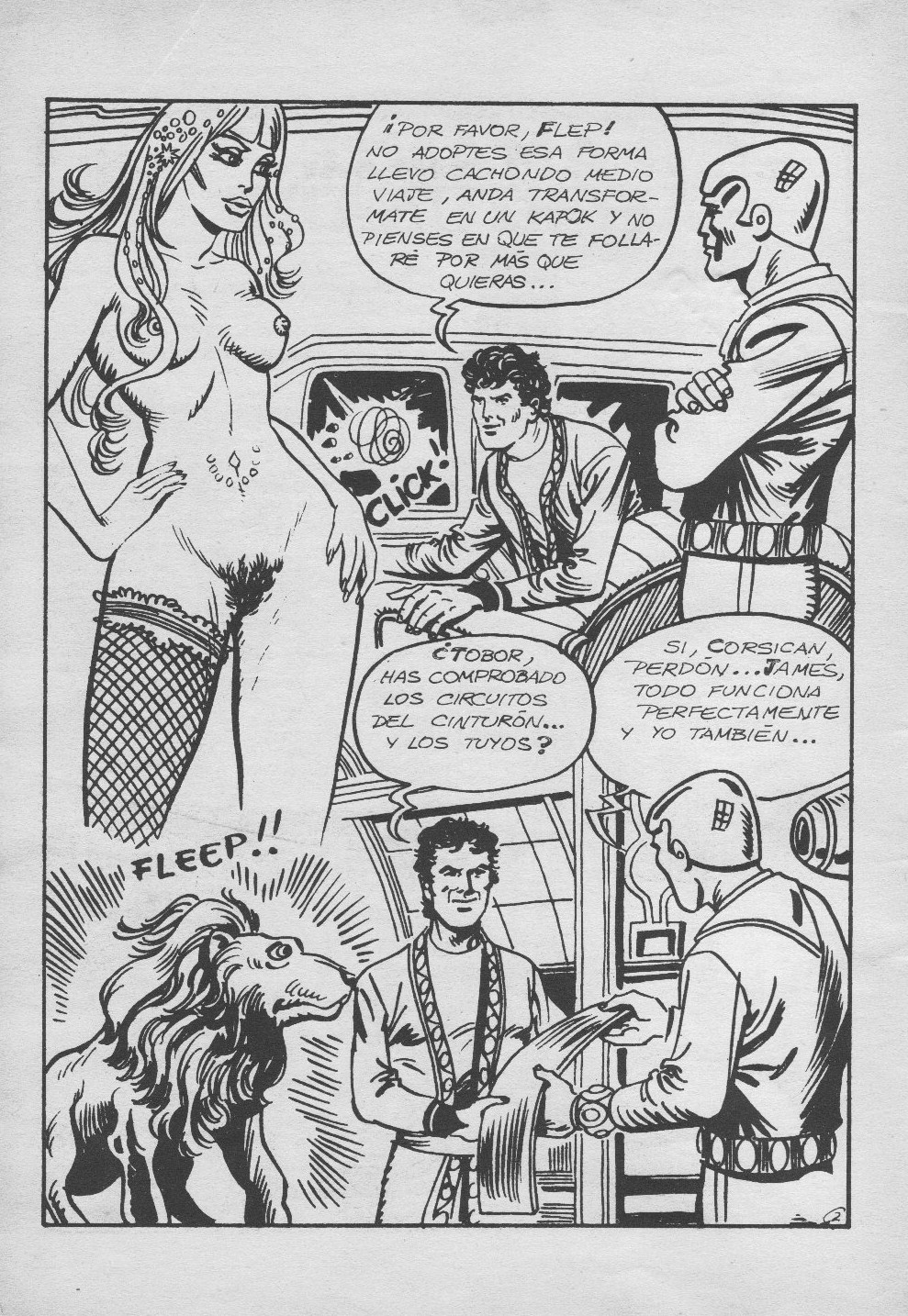 Las Eroticas Aventuras de Corsican Sexpace - N°1 - Amante Afortuna page 4 full