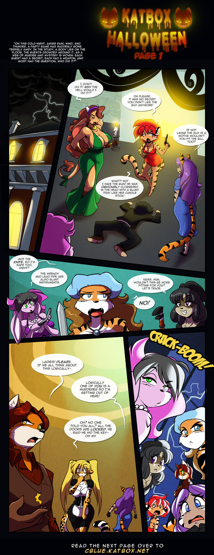 Katbox Halloween 2012 page 1 full