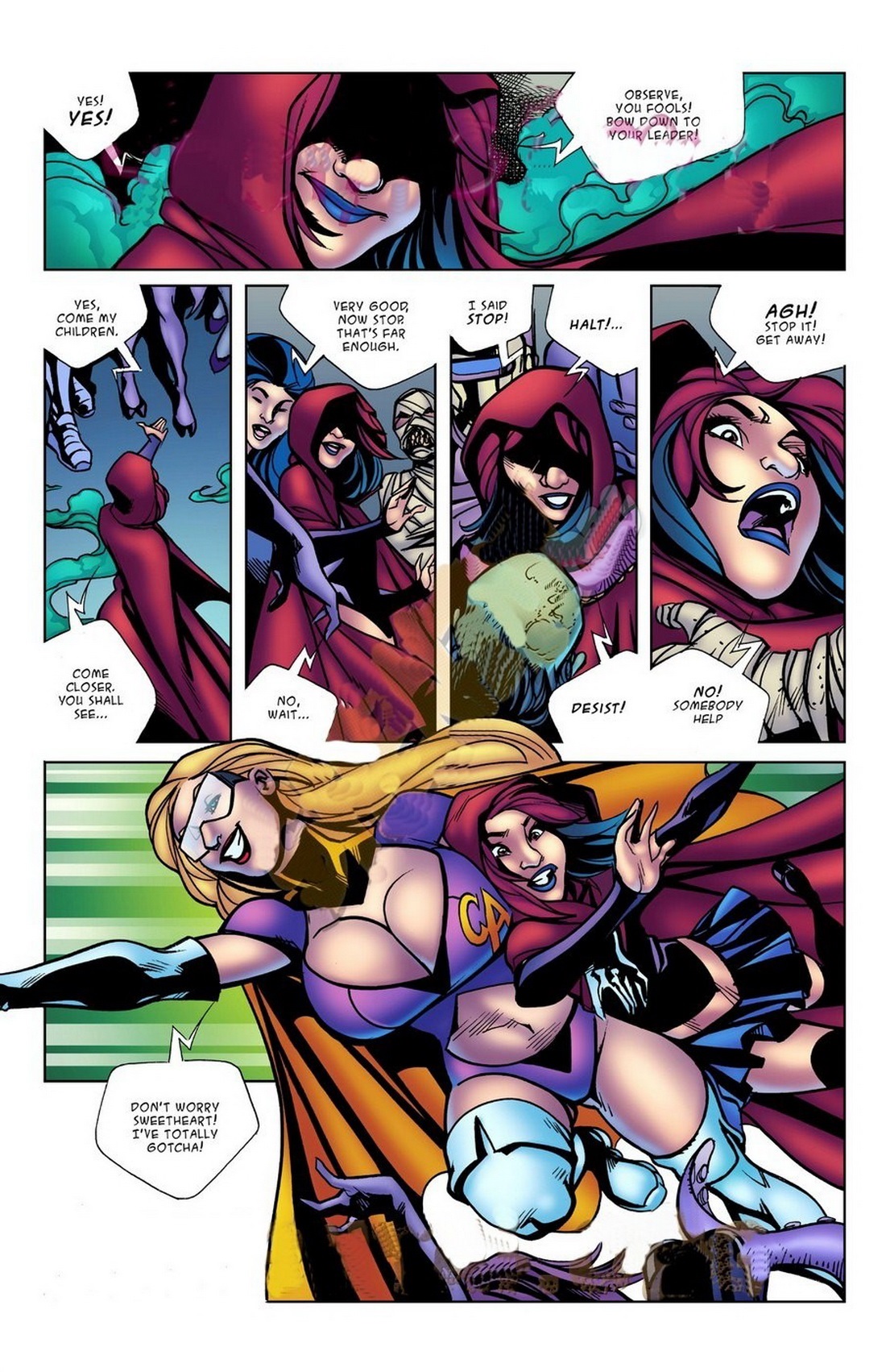 BotComics - Captain amour  32 page 6 full