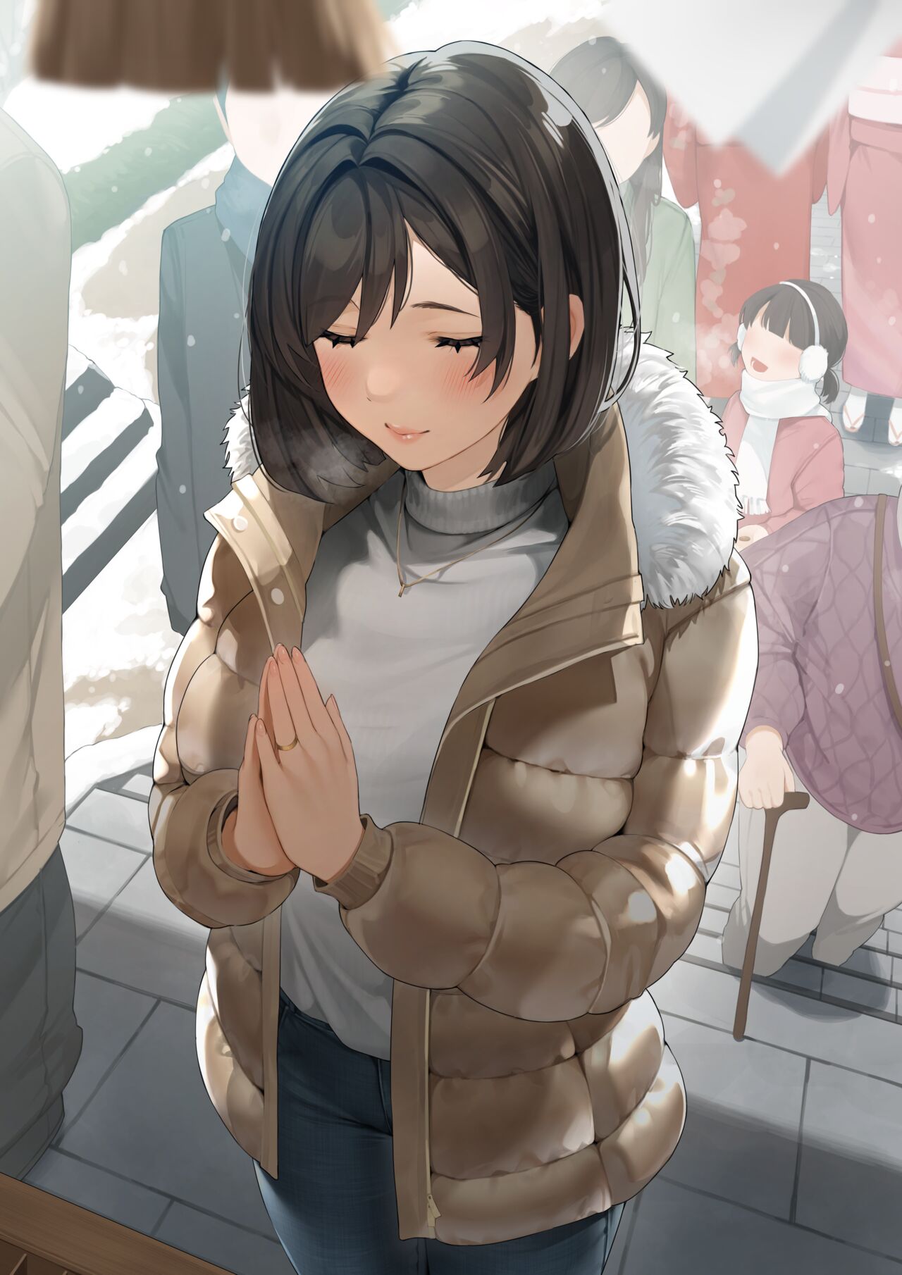 近所の人妻さん「さくらさん！」 page 7 full