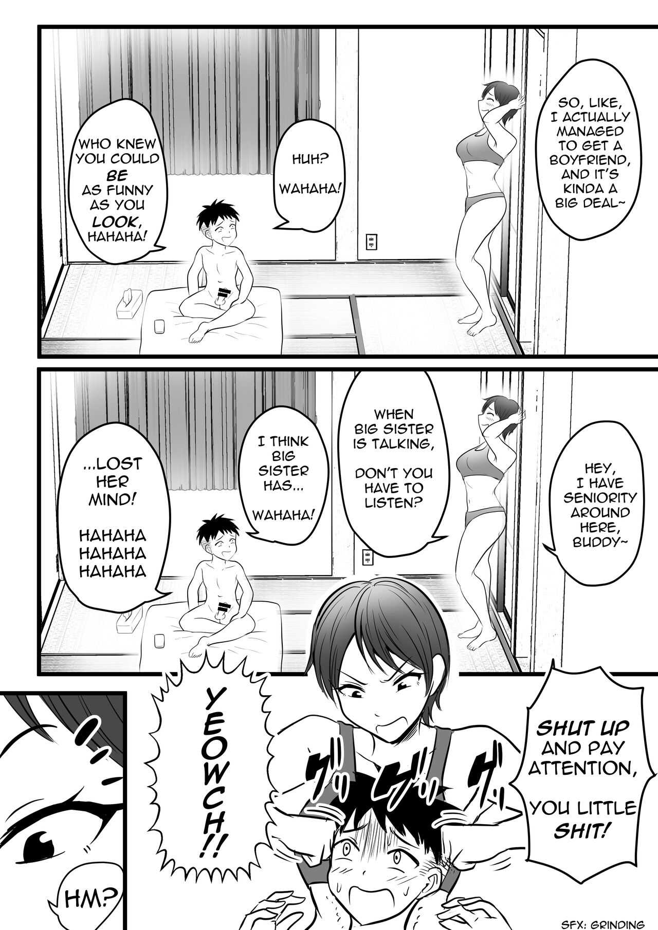 Boisshu no Ane ni Renshudai to Shite Shibora reta | This Tomboy Sister Squeezes Me In for a Practice Session page 6 full