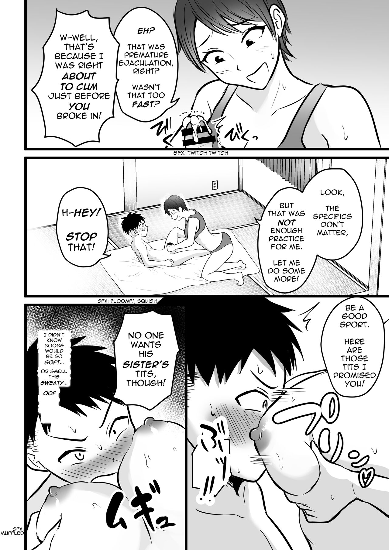 Boisshu no Ane ni Renshudai to Shite Shibora reta | This Tomboy Sister Squeezes Me In for a Practice Session page 8 full