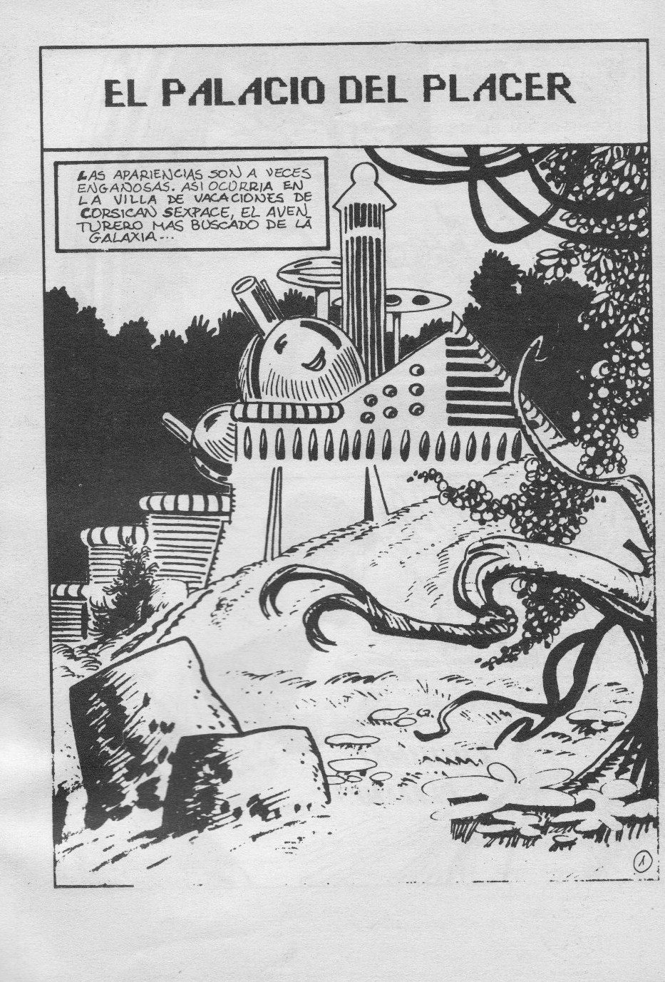 Las Eroticas Aventuras de Corsican Sexpace - N°3 - El palacio del placer page 3 full