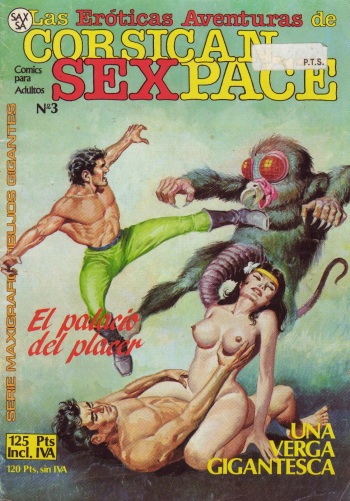 Las Eroticas Aventuras de Corsican Sexpace - N°3 - El palacio del placer cover