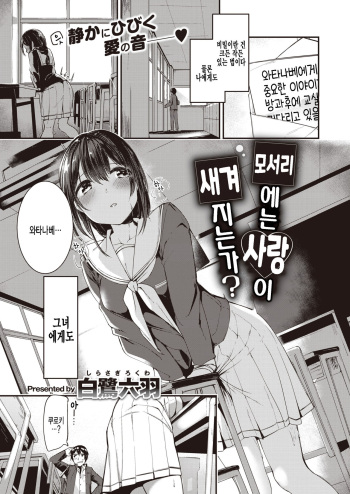 Kado ni wa Ai ga Yadoru no ka? | 모서리에는 사랑이 새겨지는가? cover