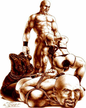 Victor le Graphfist Art and 2 Cartoons cover