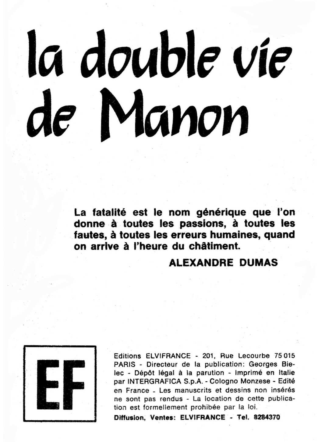 Elvifrance - Hors-serie rouge - 18 - La double vie de Manon page 5 full
