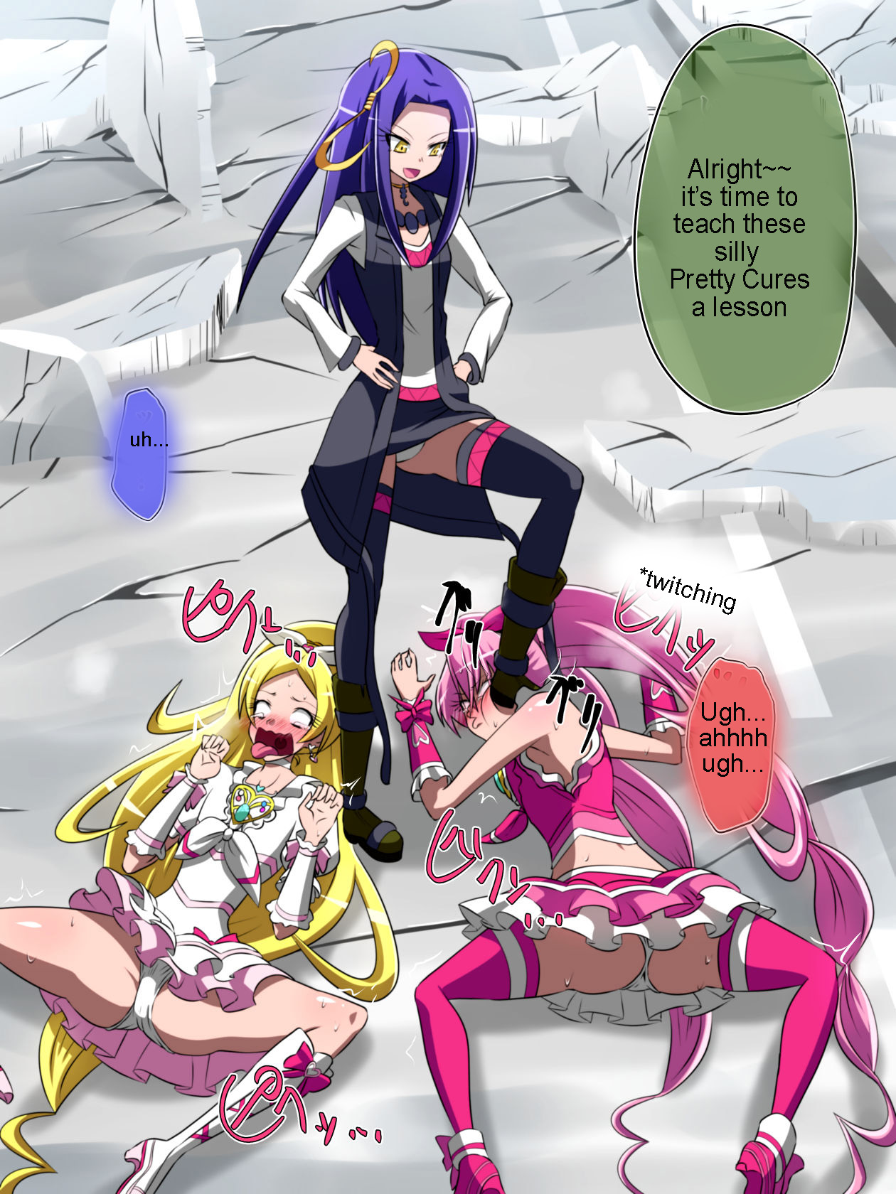 Haiboku no Precure ~Teki no Onna Kanbu ni Juurin sareru Densetsu no Senshi~  + Bonus page 5 full