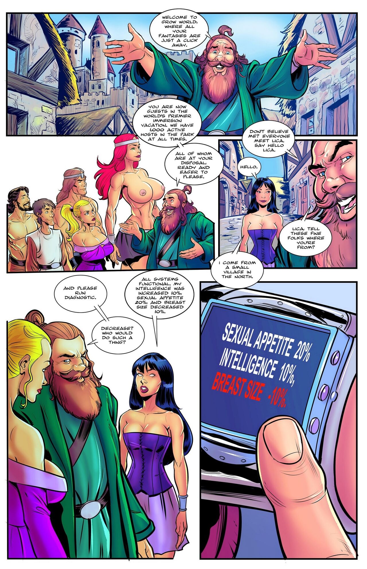 BotComics - Grow World page 3 full