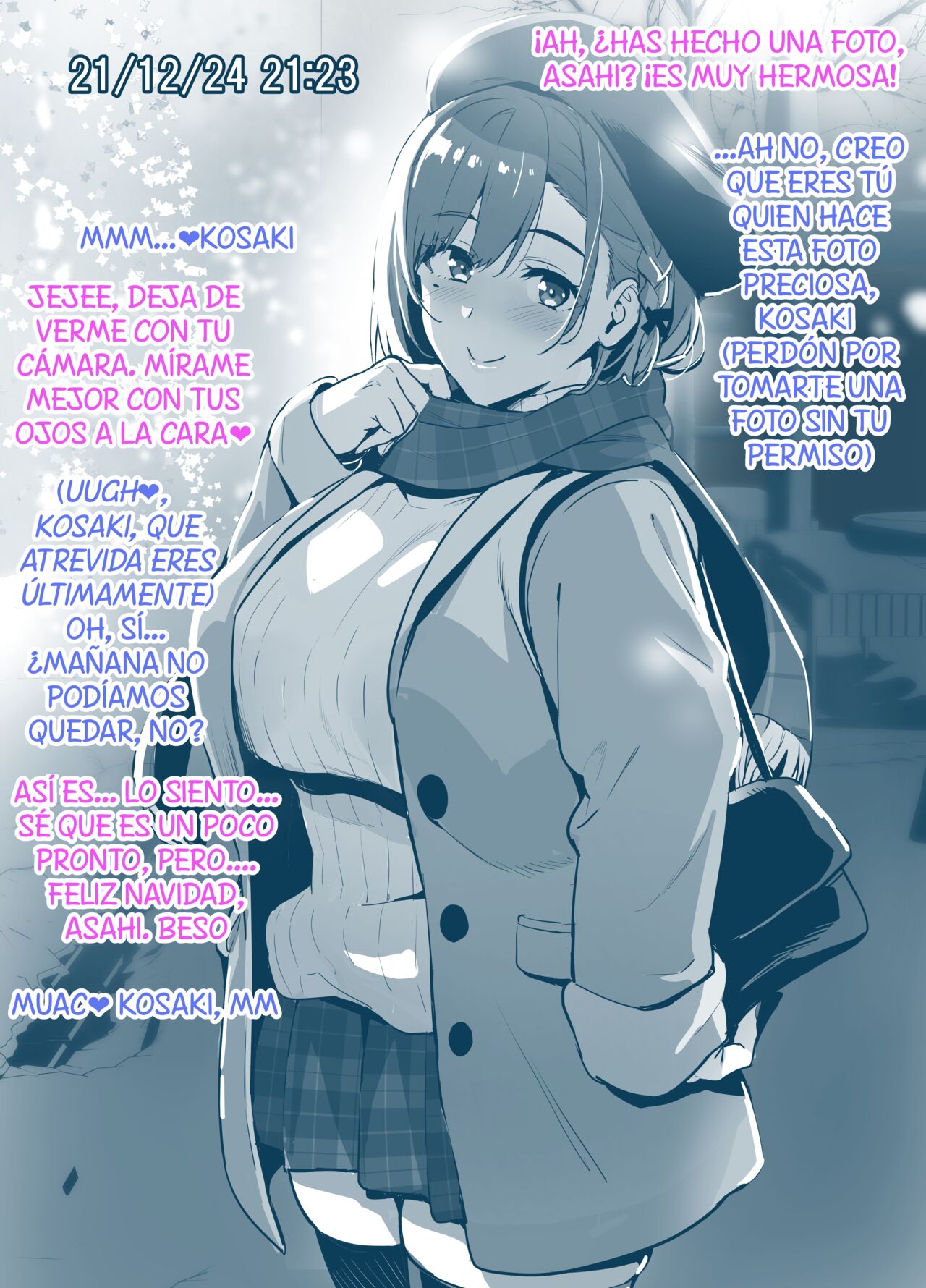 Sentai Pink  no kurisumasu no sugoshikata  Decensored page 1 full
