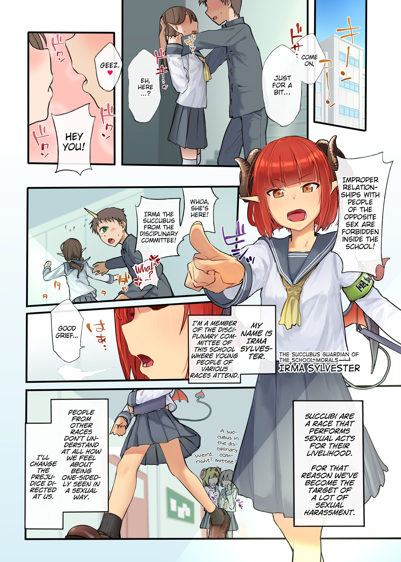 Keppeki Fuukiiin Succubus no Internship ～1 Shuukan Micchiri ♥ Kyousei Houshi Katsudou ~ page 3 full