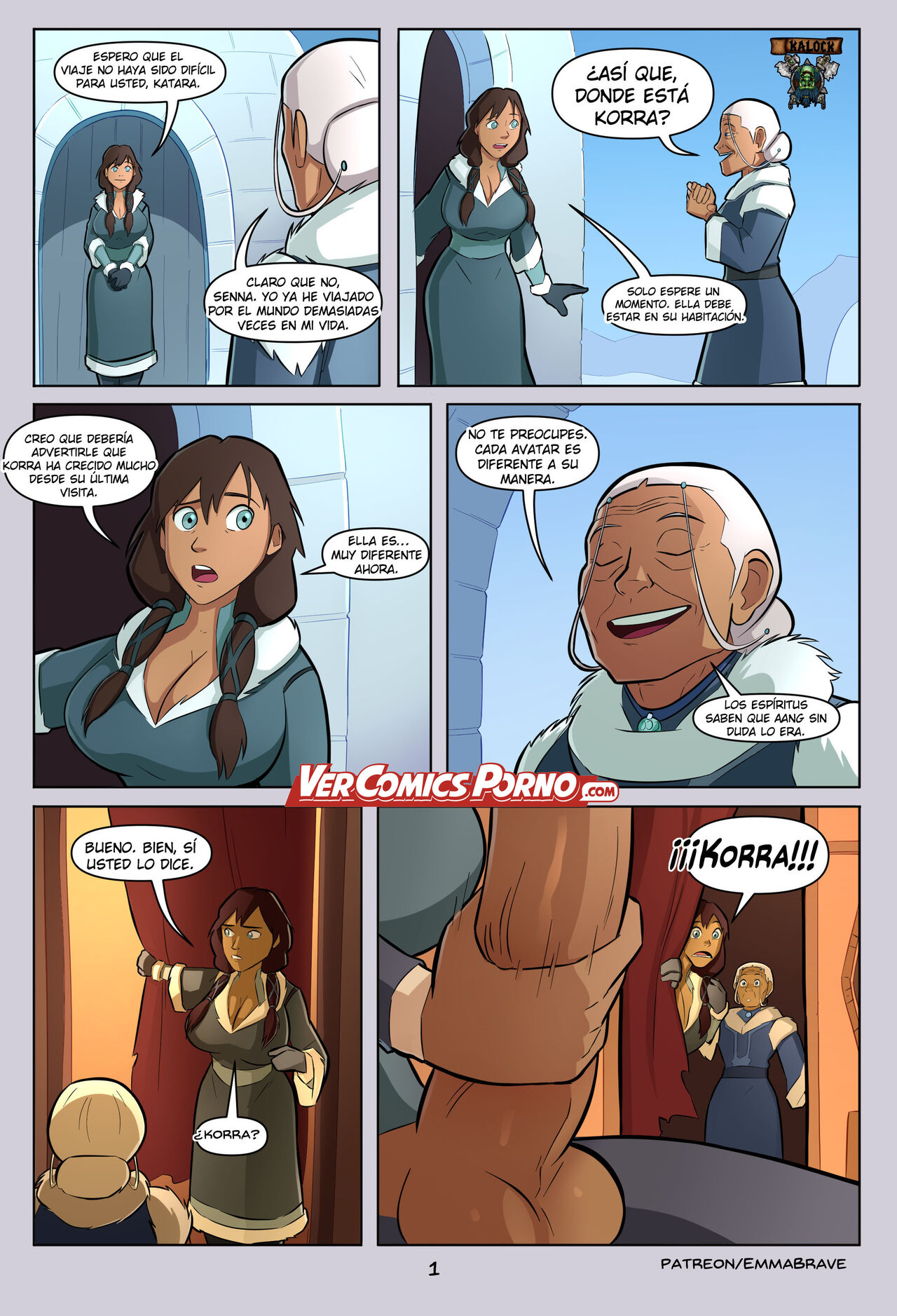 Korra Book One  -  -  -  - Ongoing page 1 full