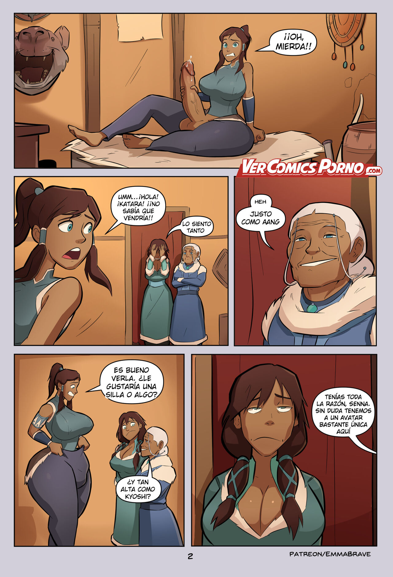 Korra Book One  -  -  -  - Ongoing page 2 full