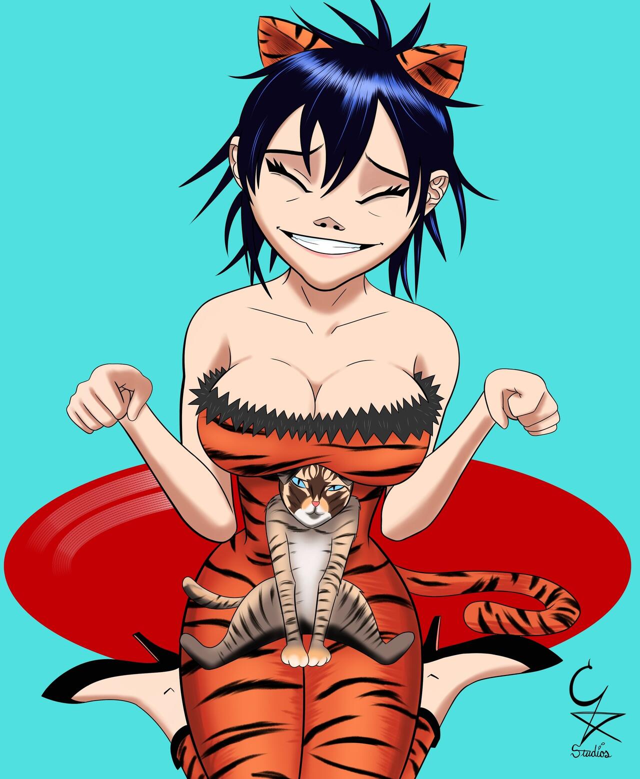 Noodle NSFW Artwork page 1 full