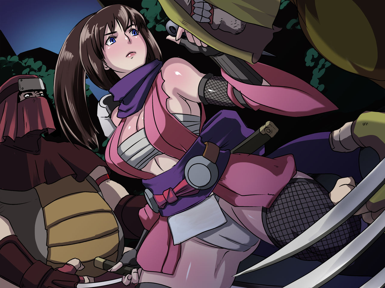 Yokubou Kaiki Dai 368 Shou - RAPE QUEST Tenchuukan!? Kaitou Kunoichi Musume o Okase!? - page 10 full
