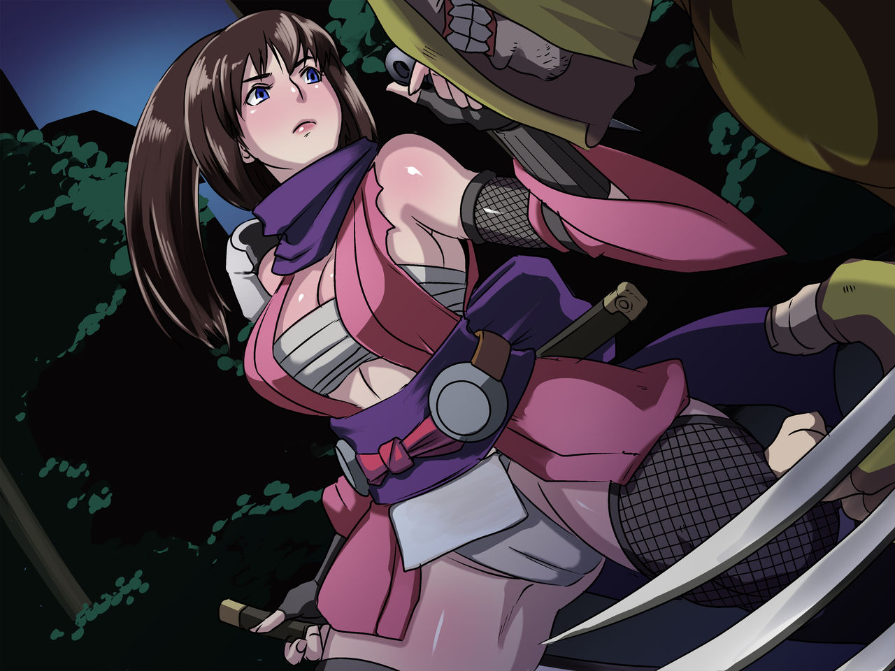 Yokubou Kaiki Dai 368 Shou - RAPE QUEST Tenchuukan!? Kaitou Kunoichi Musume o Okase!? - page 9 full