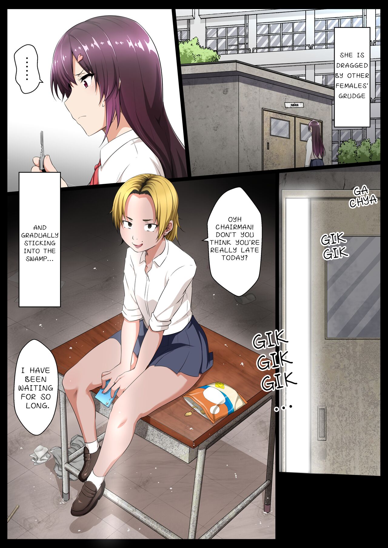 Seiseki Yuushuu na Iinchou ga Teihen Gyaru ni Sakaurami Sarerurashii yo page 3 full