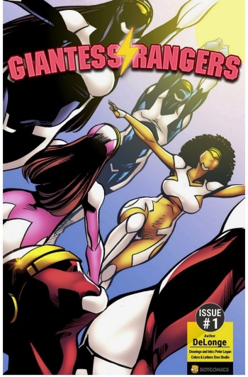 BotComics - Giantess Rangers cover