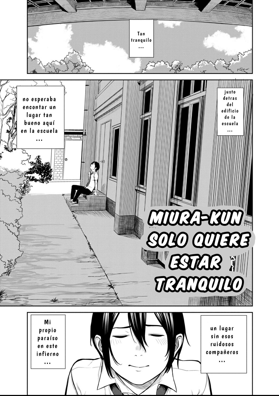 Miura-kun wa Shizuka ni Sugoshitai | Miura-kun Solo Quiero Estar Tranquilo page 1 full