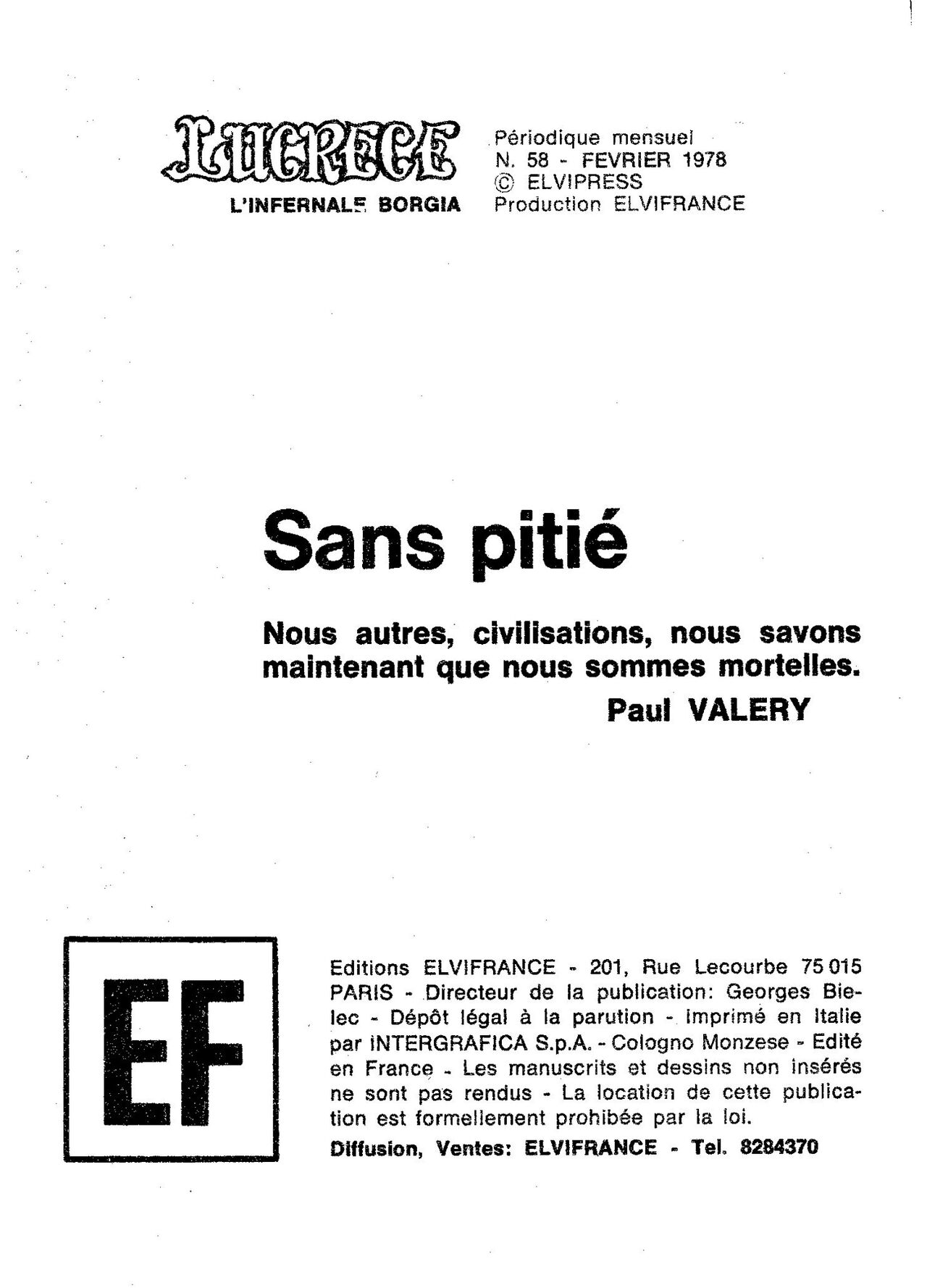 Lucrece 058 - Sans pitié page 3 full
