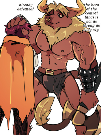 Minotaur comic cover