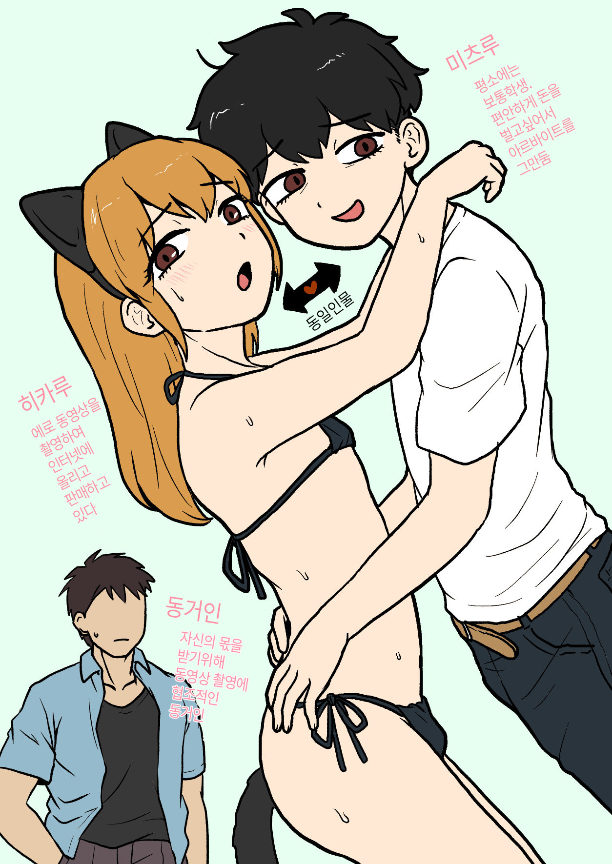 Josou Onanie ga Tomaranai Roommate o Ijimetaosu!! | 여장 자위를 멈추지 않는 룸메이트 괴롭히기!! page 2 full