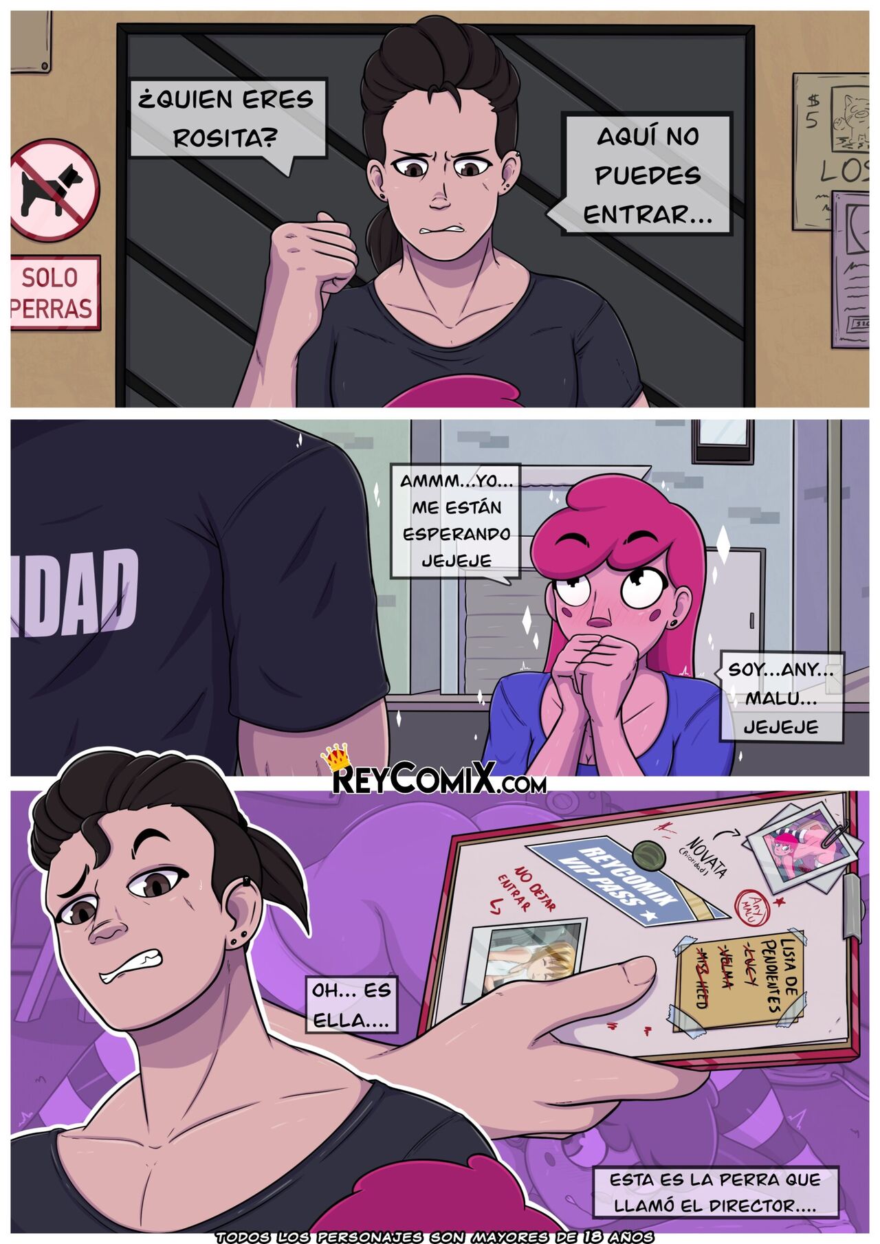 Any Malu – The Pink Bitches xxx – Primer Acto page 9 full