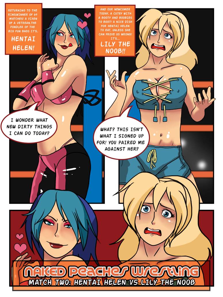 Naked Peaches Wrestling 2 page 1 full
