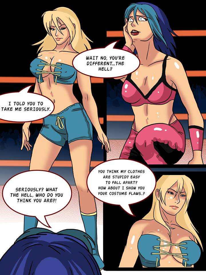 Naked Peaches Wrestling 2 page 5 full