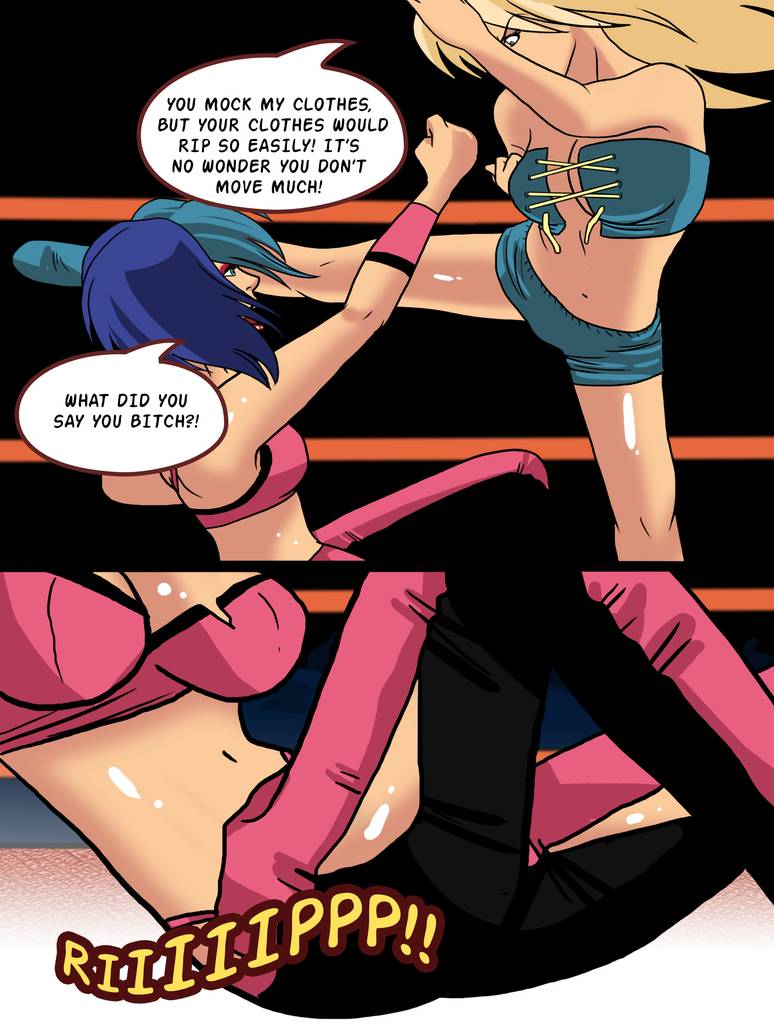 Naked Peaches Wrestling 2 page 6 full
