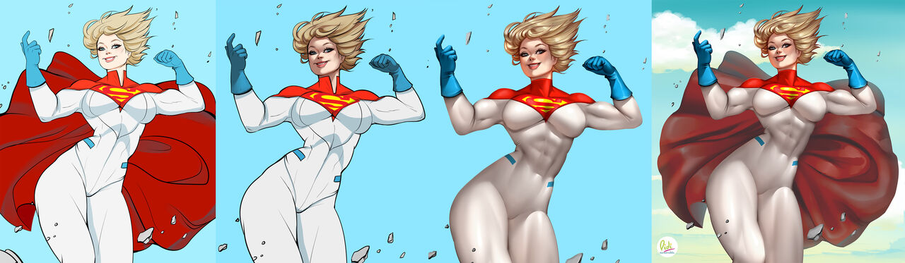 Power Girl page 3 full
