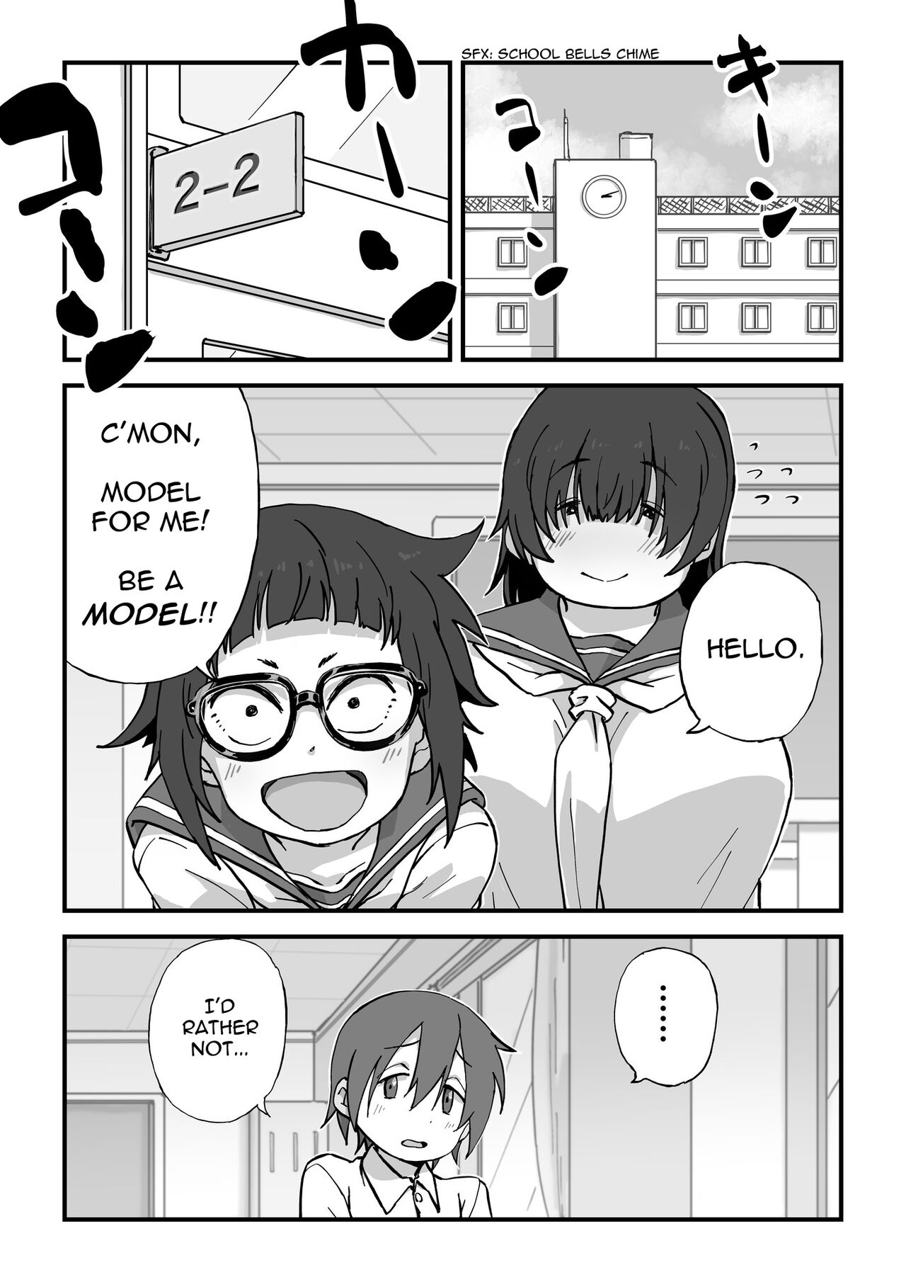 Boku wa Manken Senzoku Nude Model page 2 full