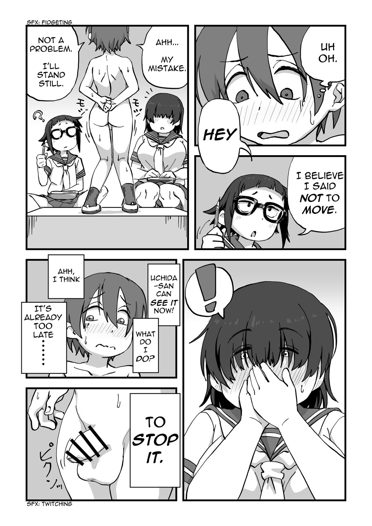 Boku wa Manken Senzoku Nude Model page 9 full