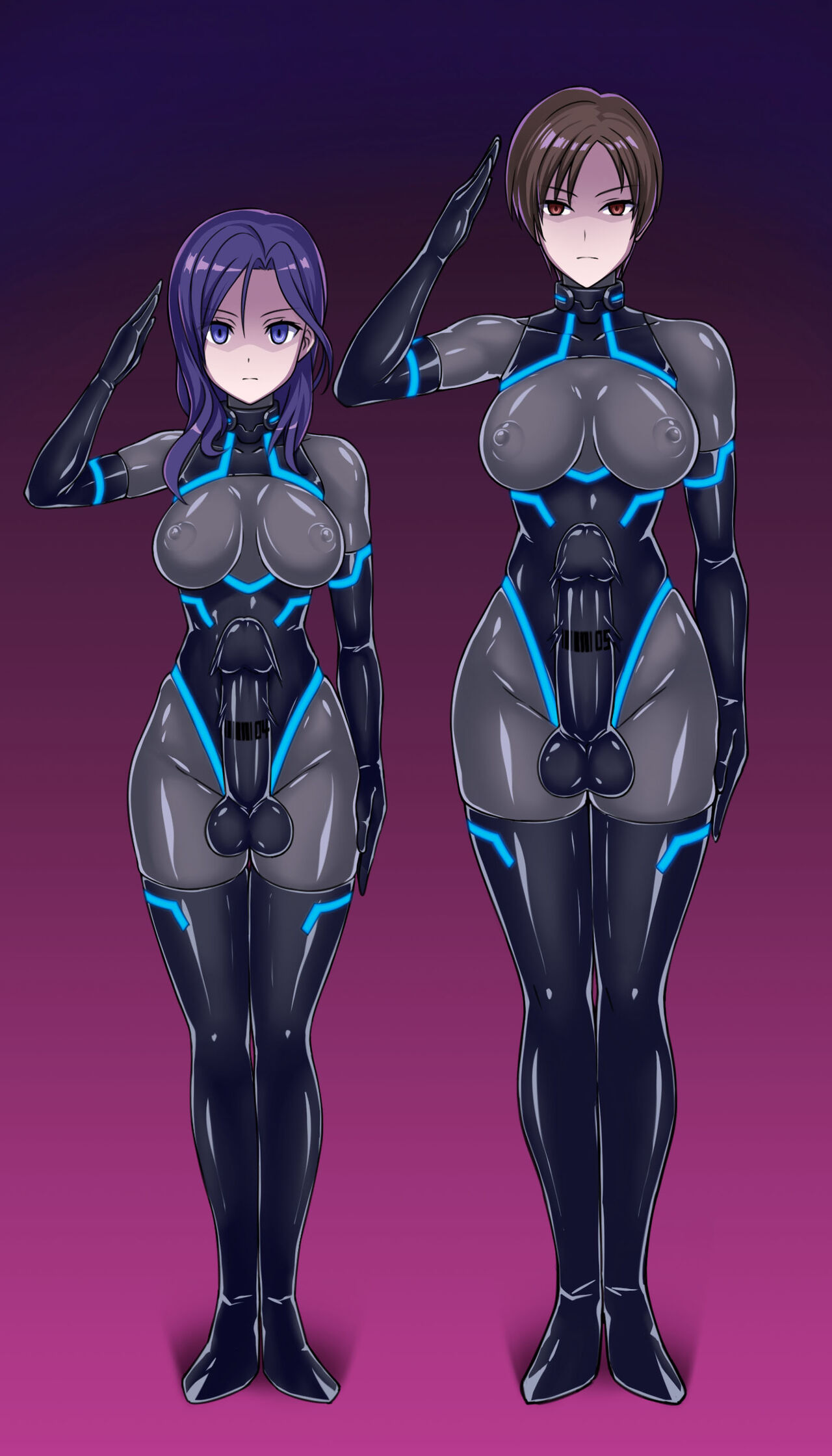 Kaoru Furusho and Kei Nagase's combatant transformation and corruption page 8 full