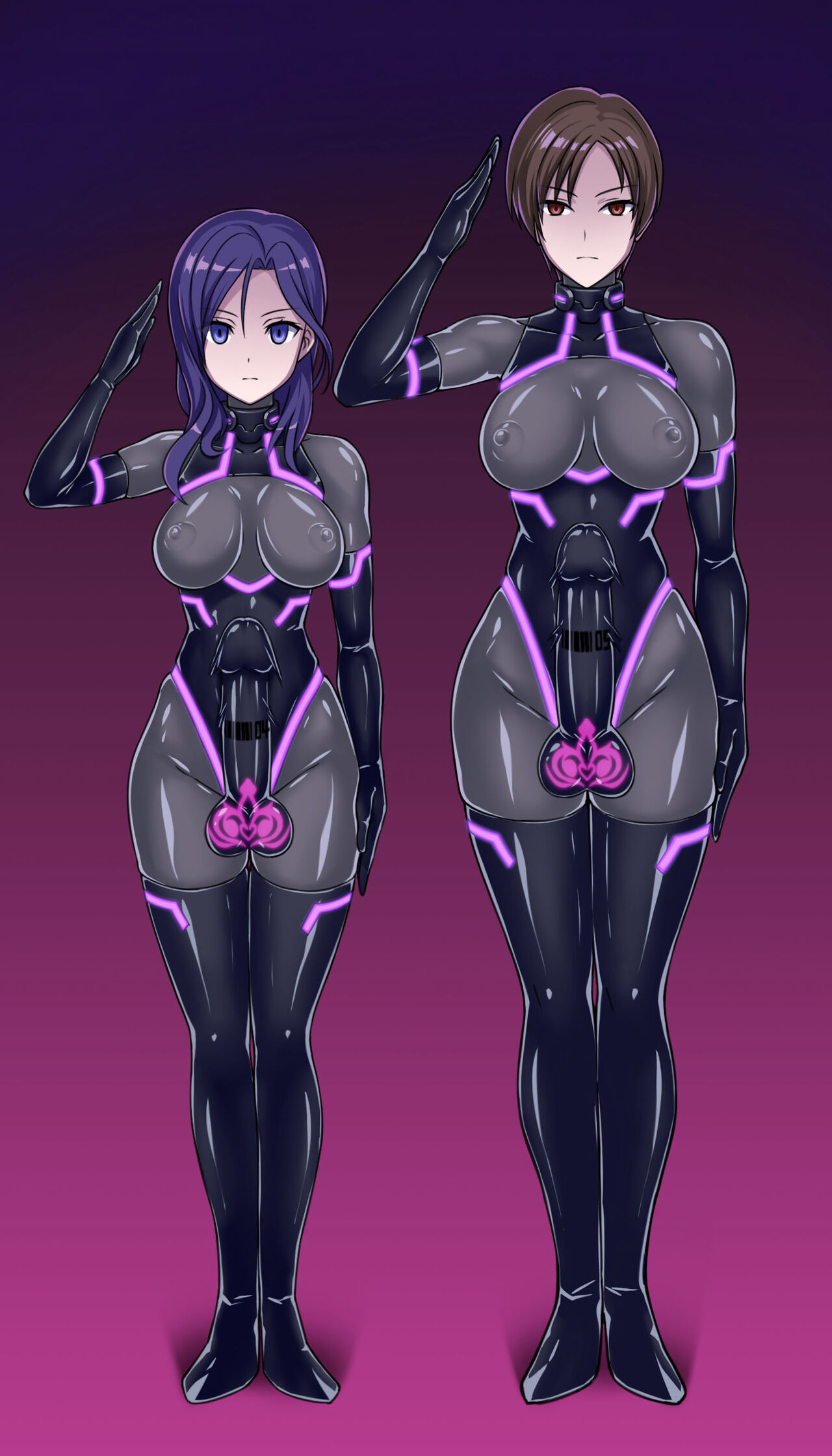 Kaoru Furusho and Kei Nagase's combatant transformation and corruption page 9 full