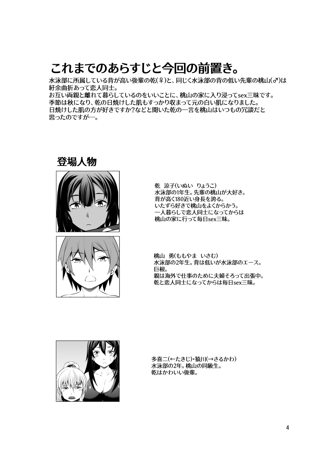 Dekkai Kouhai to Chicchai Senpai wa Nurunuru Shitai! page 4 full