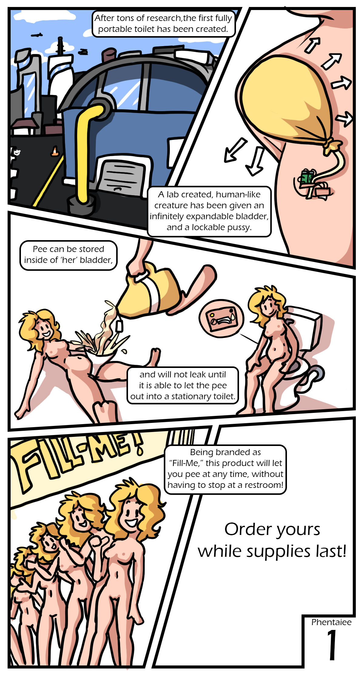 Fill-Me: The Human Toilet page 1 full