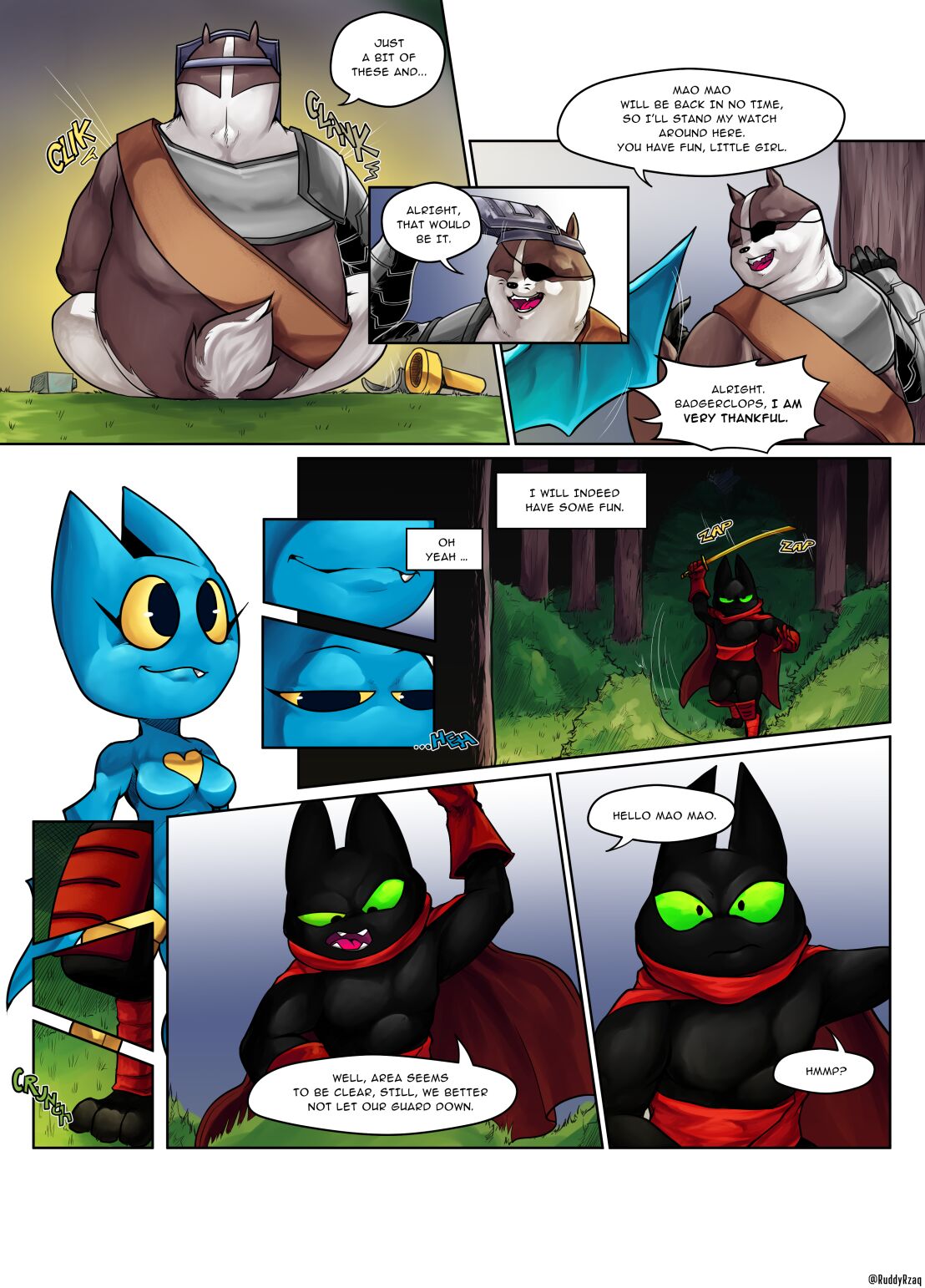 I Love You, Mao Mao / Te Amo, Mao Mao page 10 full