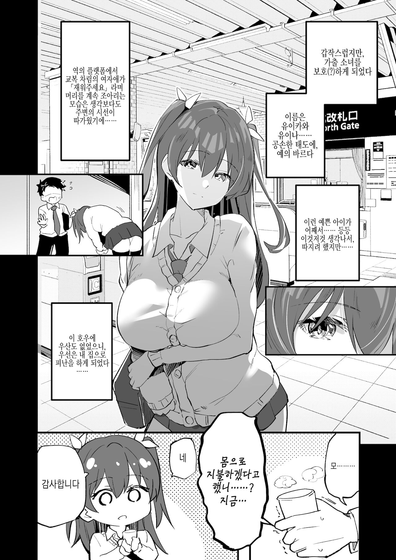 Iede Shoujo Yuikawa-san | 가출소녀 유이카와씨 page 3 full