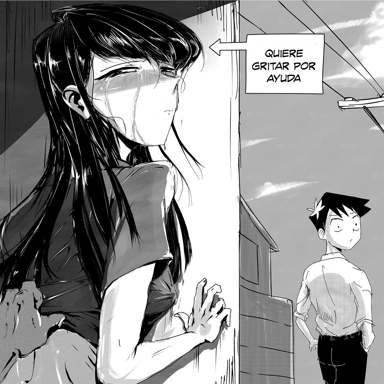 Komi-san Comics page 1 full