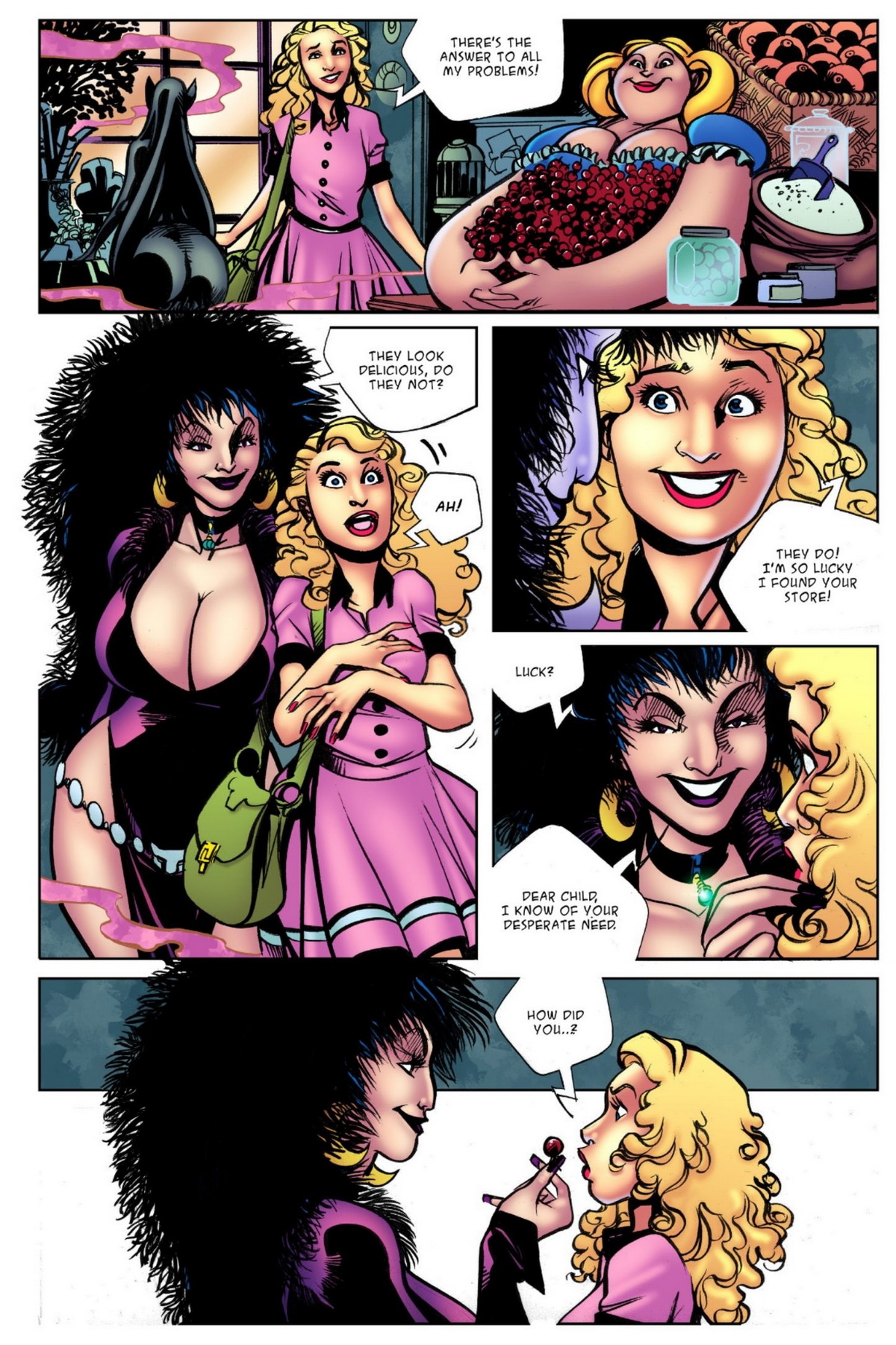 BotComics - Spells R Us, Cherie on top page 6 full