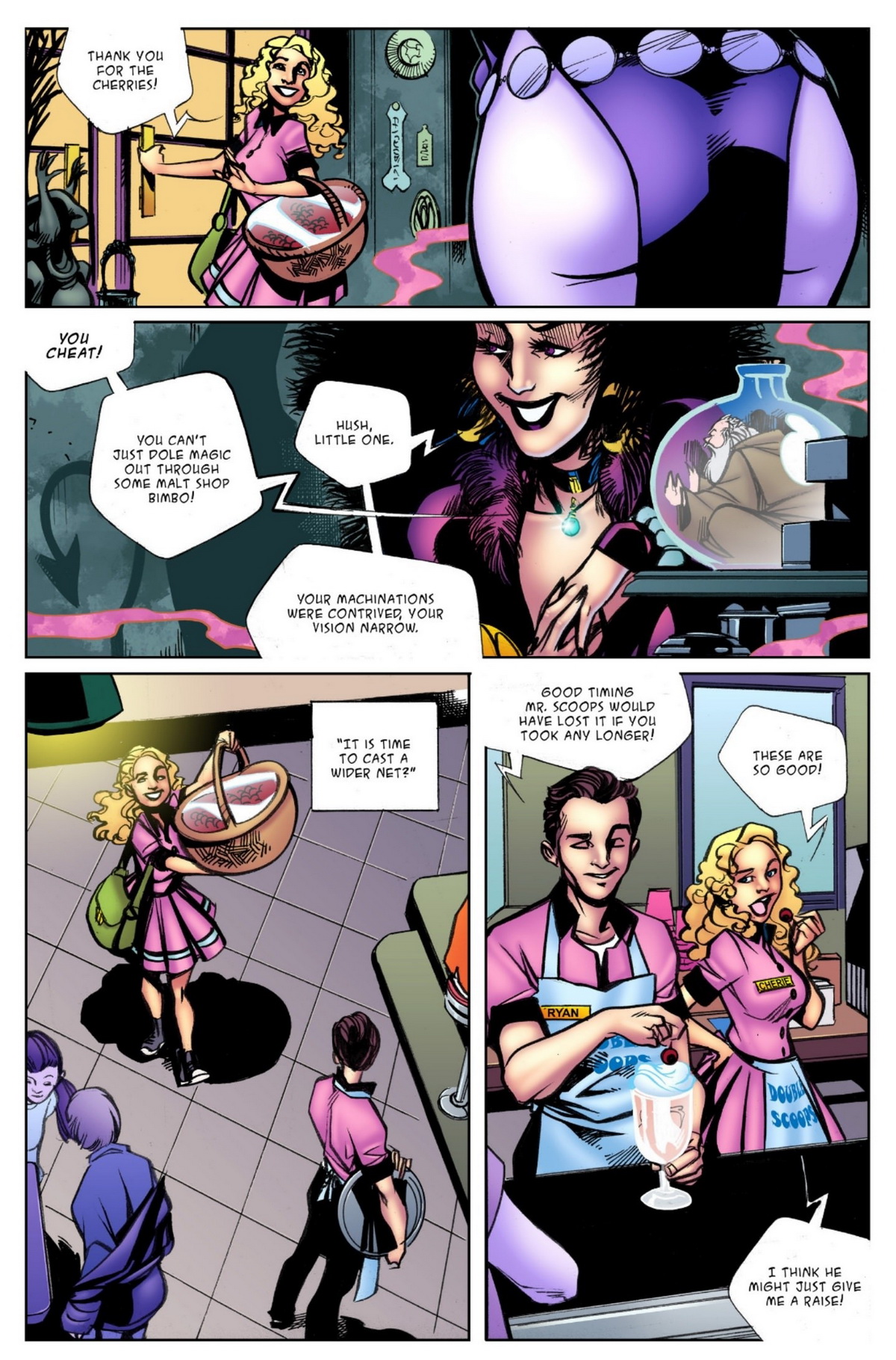 BotComics - Spells R Us, Cherie on top page 8 full